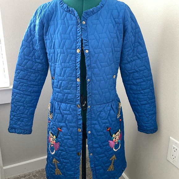 2wins electric blue quilted coat - Picture 9 of 9
